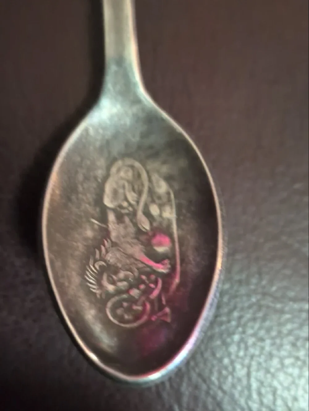 Rolex Silver Souvenir Spoon with Lucerne Crest